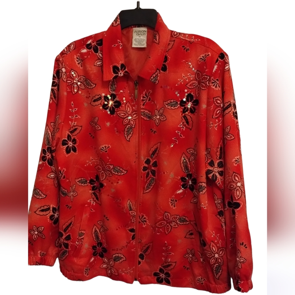Lightweight Jacket With Floral Print